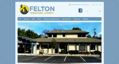 Desktop Screenshot of feltonveterinaryhospital.com